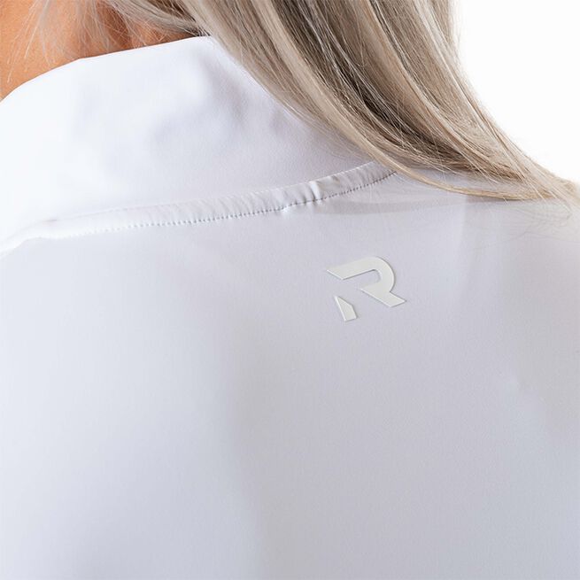 Clean Zip Langermet Trøye Hvit