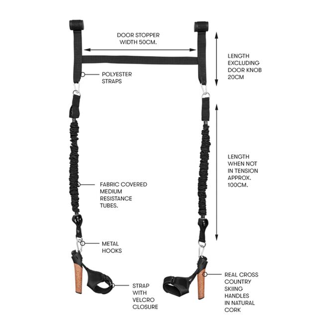 XC Ski Trainer Stakebånd