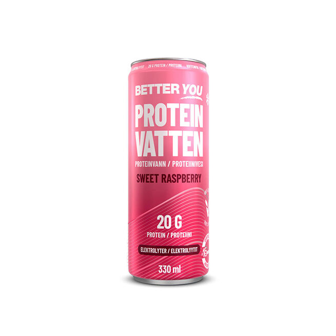 Proteinvann Elektrolytt Bringebær 330 ml
