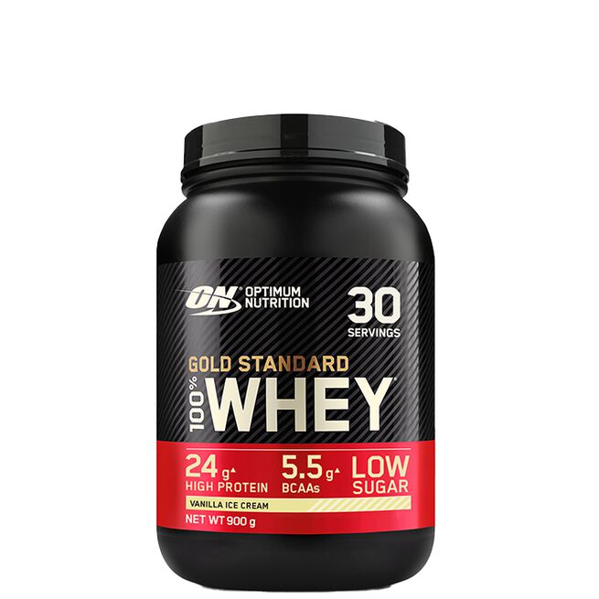 100% Whey Gold Standard Myseprotein 908 g Vanilla Ice Cream