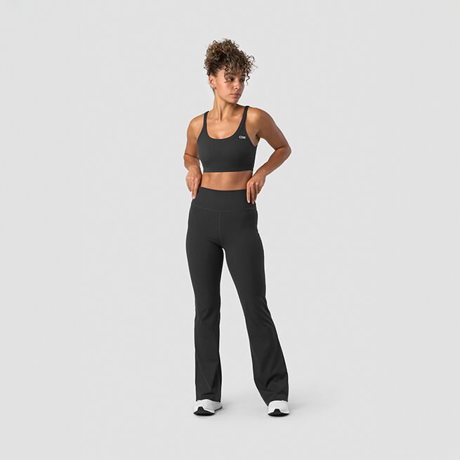 Nimble Flared Tights Mørkgrå