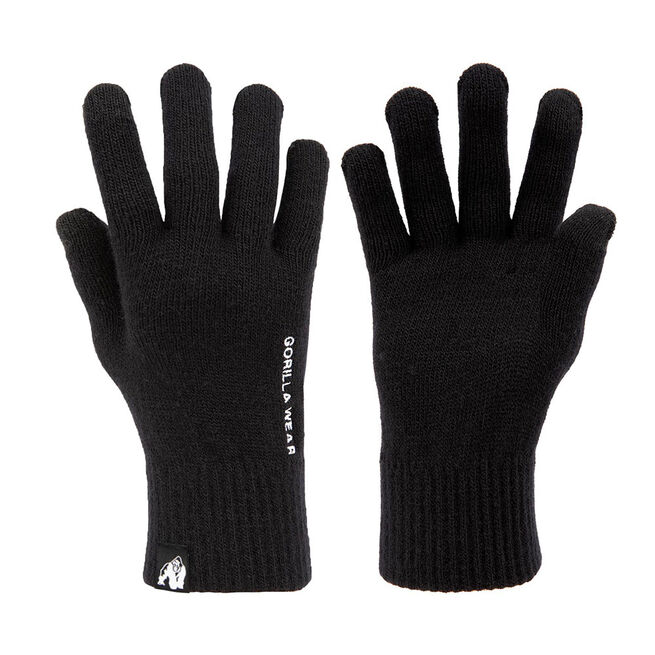 Gorilla Wear Waco Knitted Gloves, Black