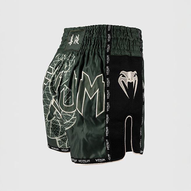 Serpenti Muay Thai-Shorts Khaki Bronse Ivory