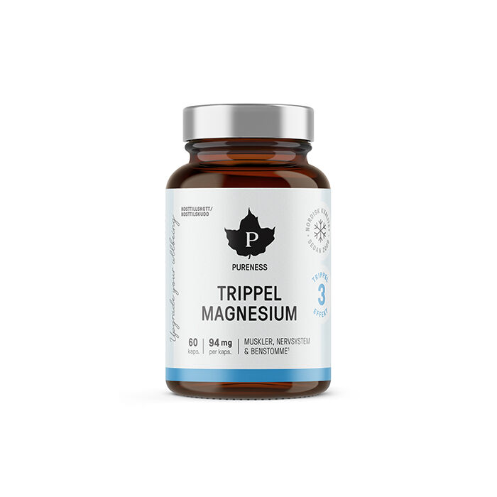 Trippel Magnesium, 60 kapsler