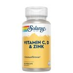 Solaray Vitamin C D Zink 30 kapslar