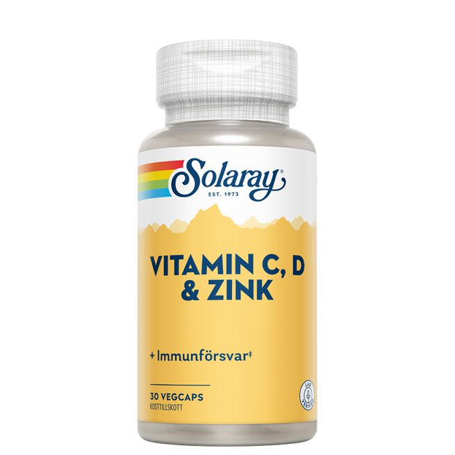 Vitamin C D Zink 30 kapsler