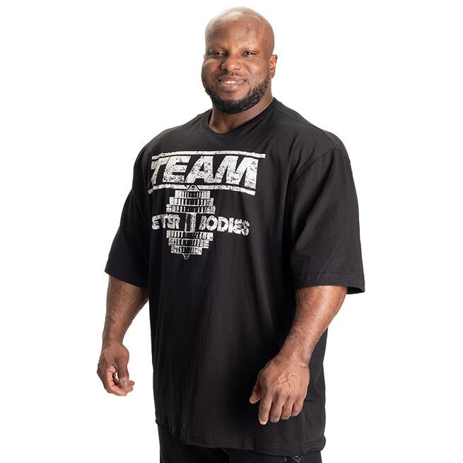 Team Pump Cover Iron Tee, Black