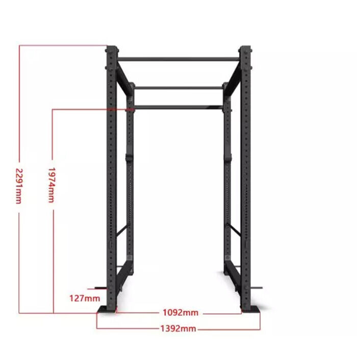 Recoil Power Rack Maxvikt 500kg Svart Premium
