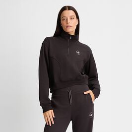 Soft Sweat Half Zip, Obsidian Black, XL  Collegegenser med Glidelås Svart