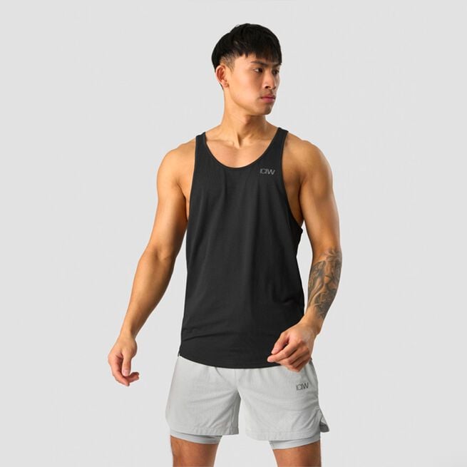 Stride Stringer Top, Black, L 