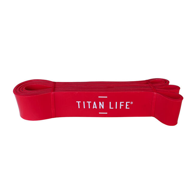 TITAN LIFE Gym Power Band, Red, 200 x 4,4 x 0,45cm 