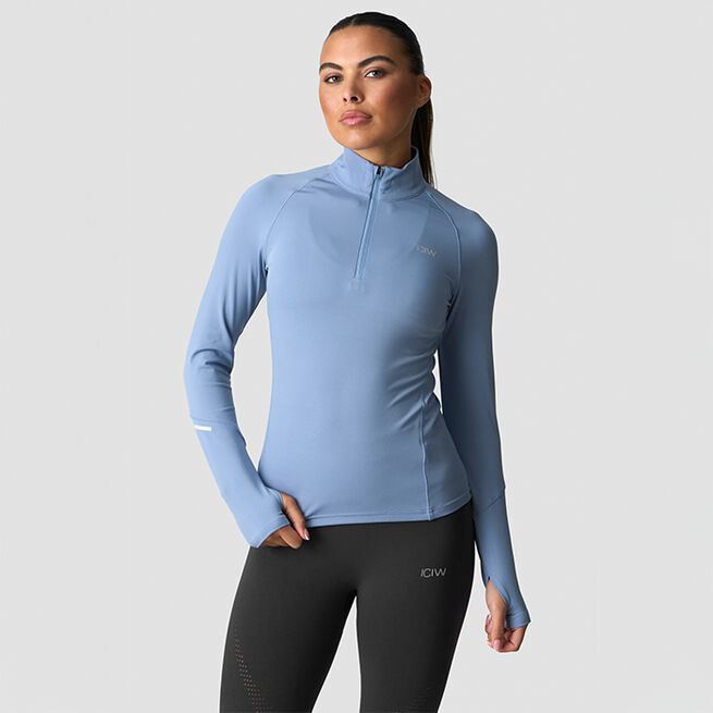Everyday Langermet 1/4 Zip Genser Blå