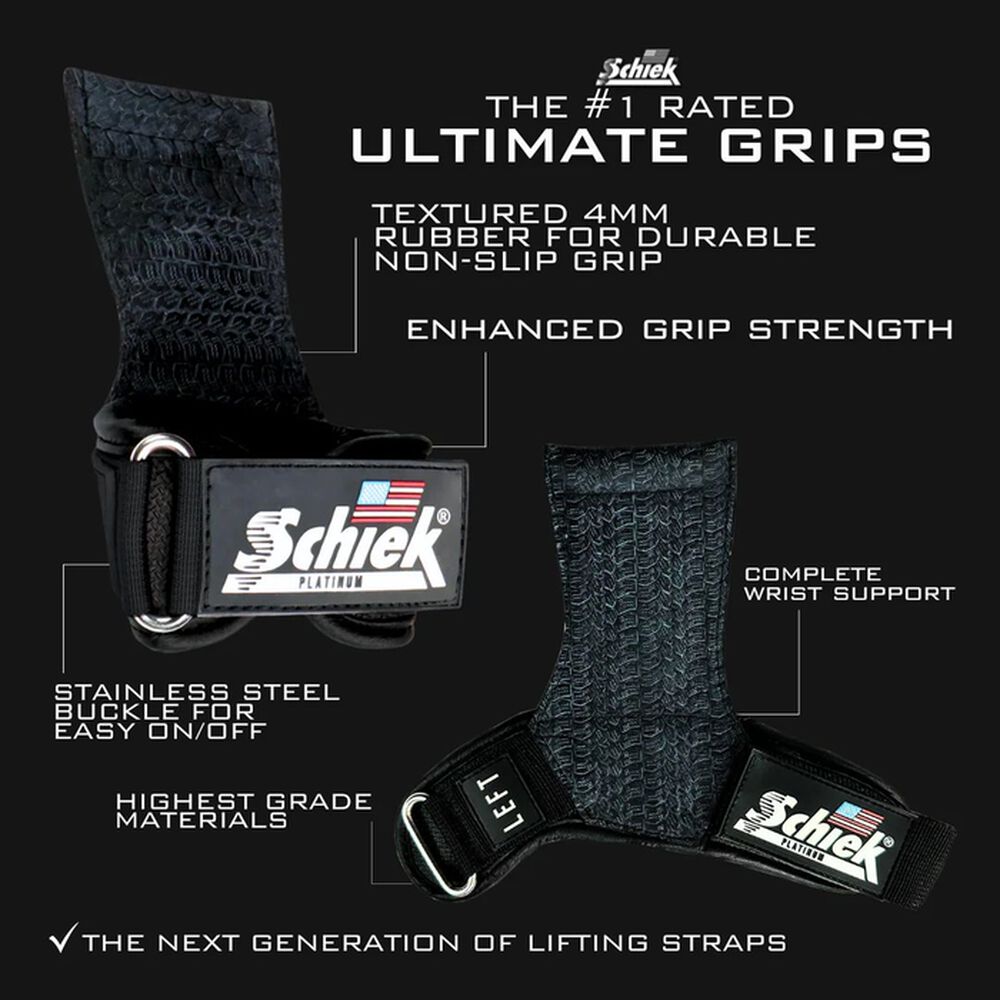 Schiek 1907 Platinum Ultimate Treningsgrep Svart, bilde 3 av 3