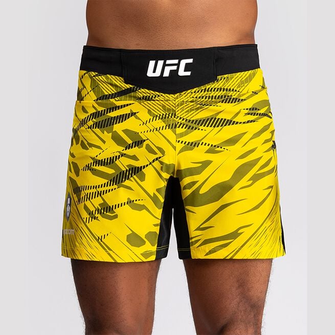 UFC Fusion Authentic Fight Night Men's Fight Shorts Short Fit Yellow