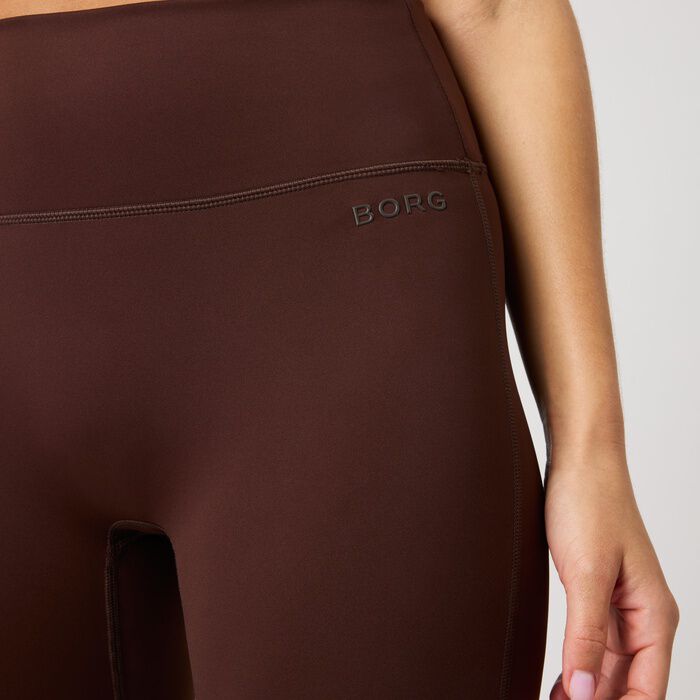 Borg Flare Tights Brun