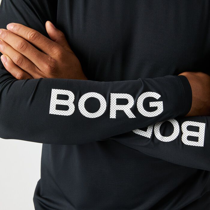 Borg Langermet T-skjorte Svart