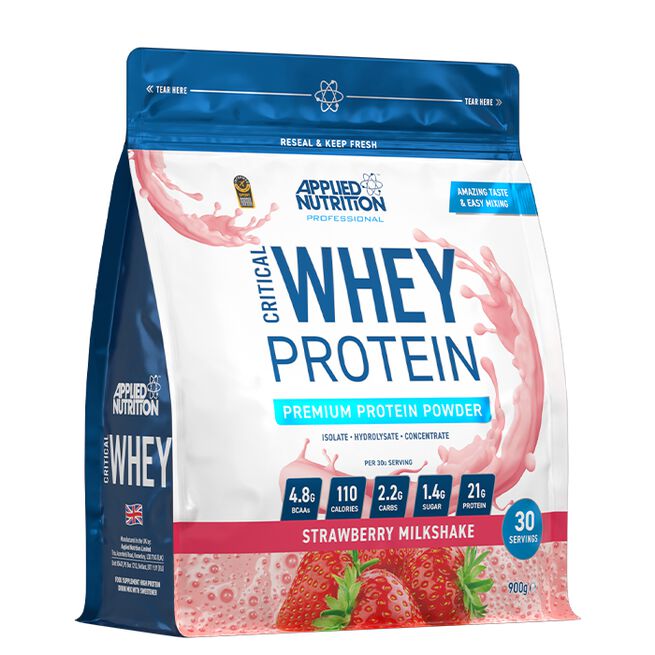 Critical Whey Myseprotein 900 g Strawberry Milkshake