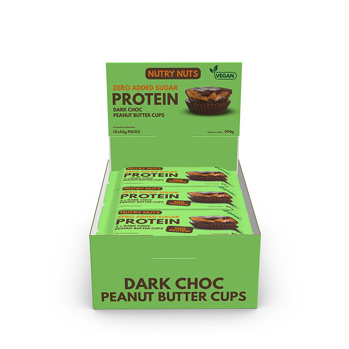 L&aring;da Nutry Nuts Protein Peanut Butter Cups 42 g dark_choc