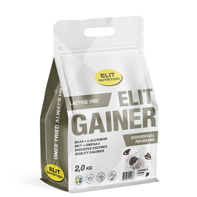 ELIT Gainer Laktosfri 2 kg Cookies ´n Cream