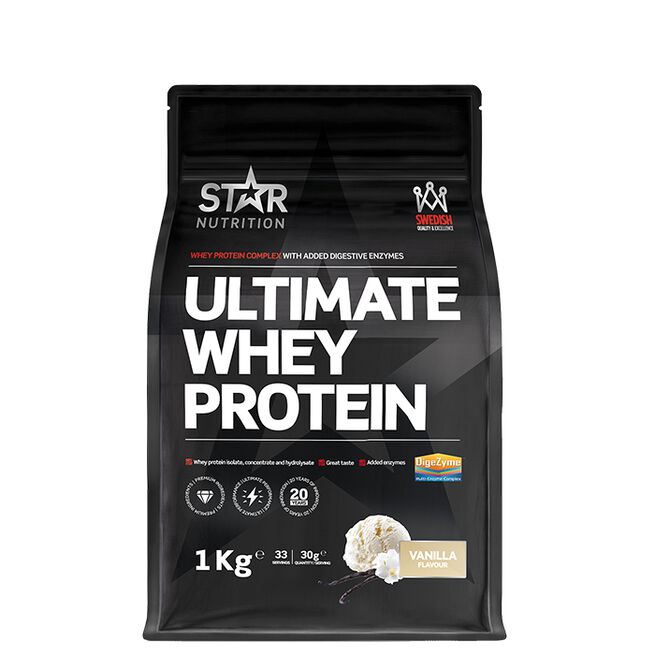 Ultimate Whey Myseprotein 1 kg Vanilla