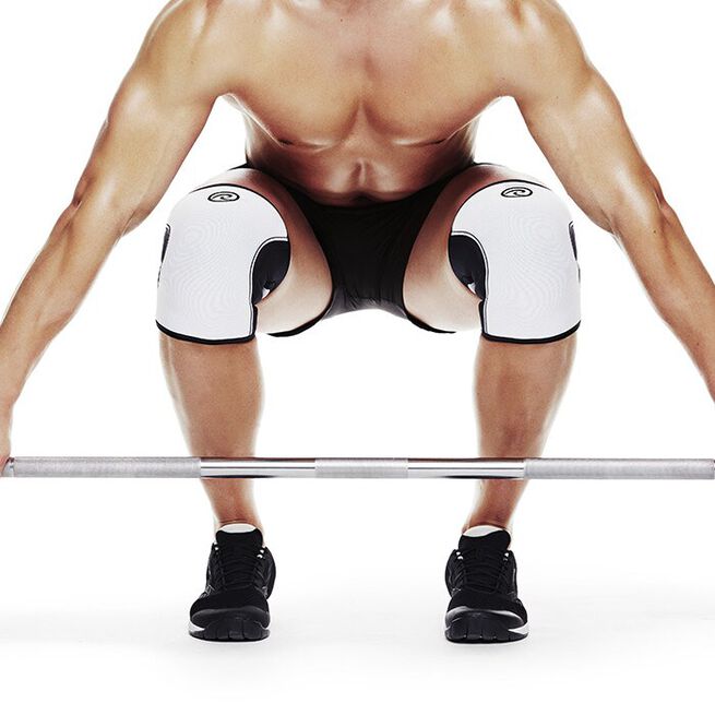 RX Knestøtte 7mm Hvit/Svart