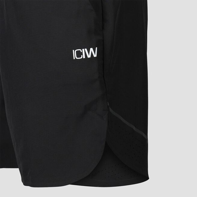 Competitor Shorts, Black/White