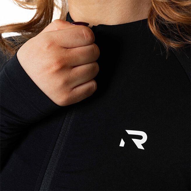 Prime Zip Langermet Trøye Svart