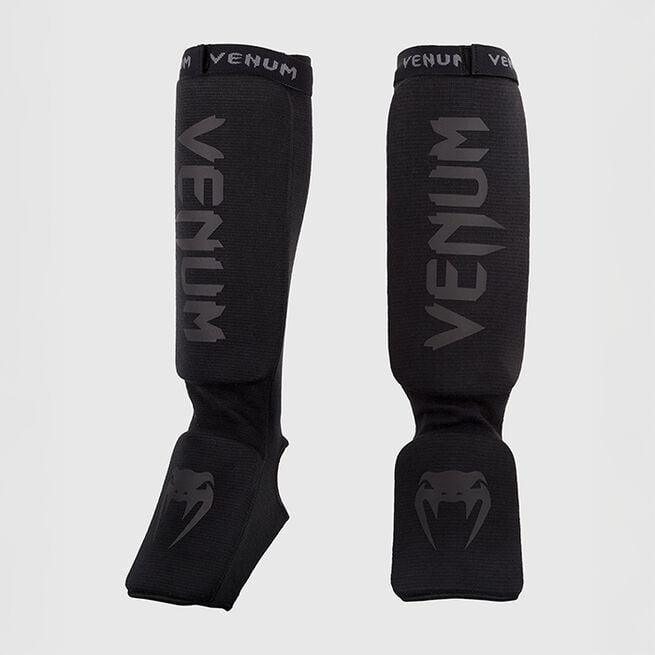 Venum Kontact Shinguards Black/Black