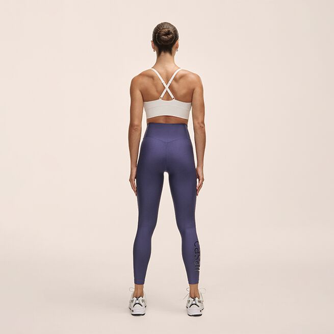 Graphic Treningstights Høy Midje Lilla