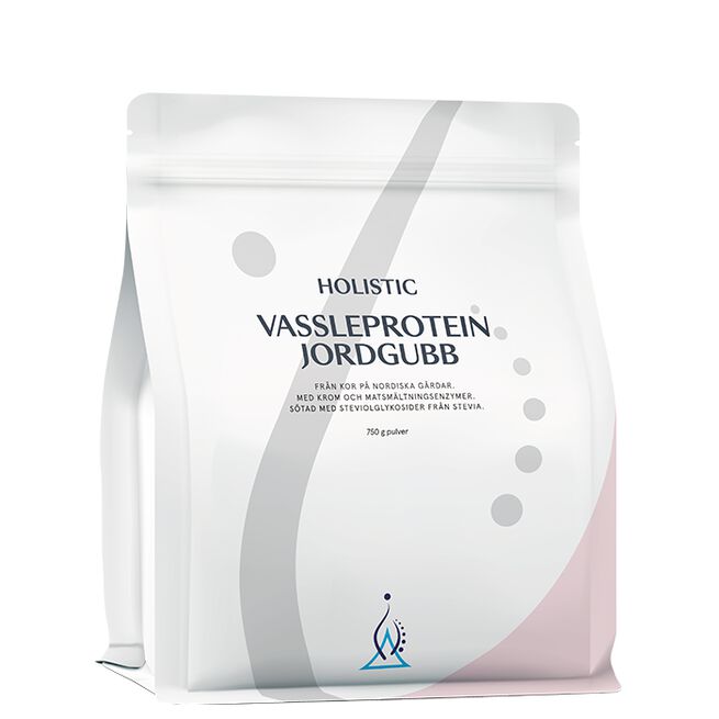 Holistic Vassleprotein Jordgubb 750 g