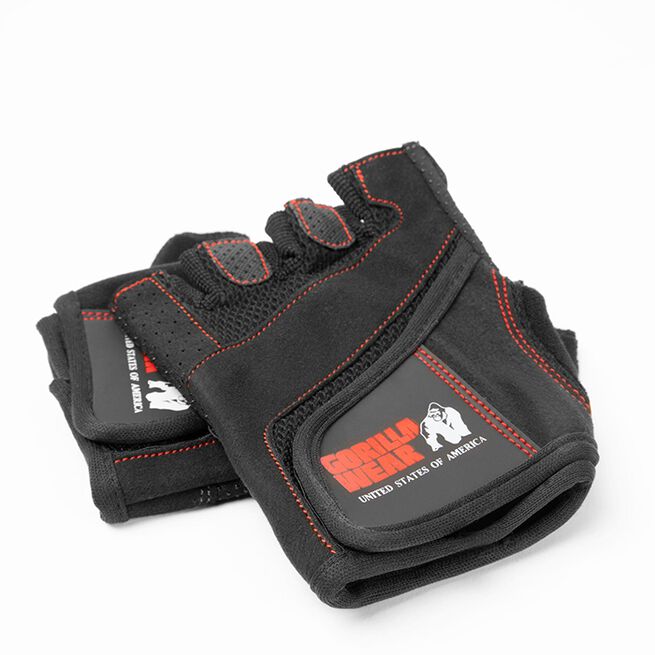 Gorilla Wear Women´s Fitness Gloves, black/red