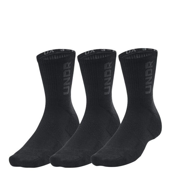 3-Maker 3pk Mid-Crew, Black