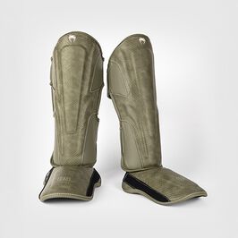 Venum Impact Evo Scales Shinguards Army Green, L  Impact Evo Scales Leggbeskyttere Grønn