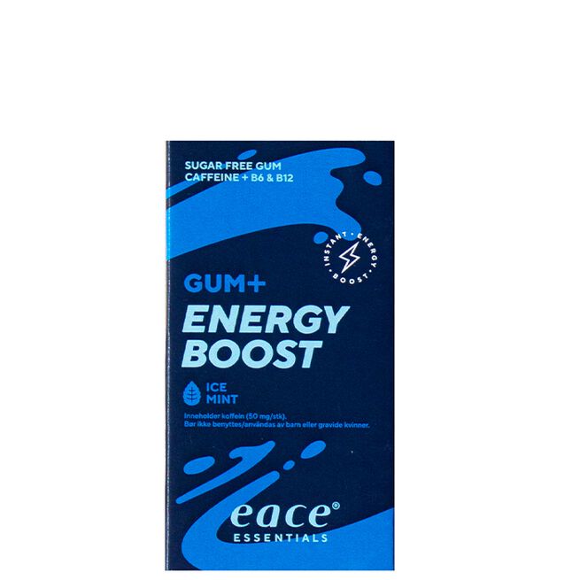 Tyggegummi Gum + Energy Boost, 10 stk. Eace