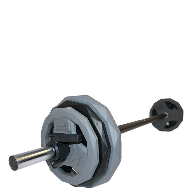 Pumpesett Vektstang og Vektskiver 17,5 kg