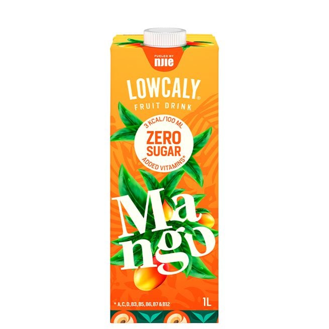 Lowcaly Fruktdrikk 1000 ml Mango
