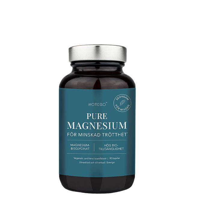 Pure Magnesium 100% Bisglycinat 90 kapslar