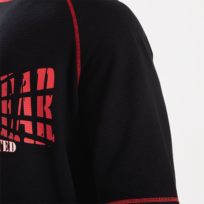 Finley Oversized T-skjorte Svart Rød