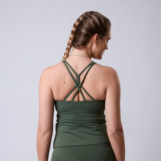 Fuse Singlet 2 in 1 Topp Grønn