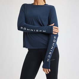 Team Logo Long Sleeve, Space Navy, L  Team Logo Langermet Blå
