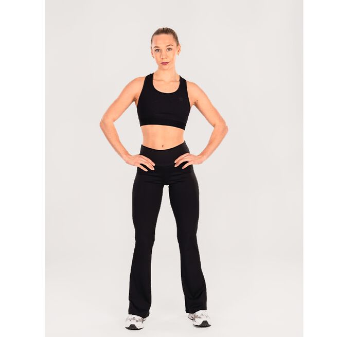 Flared Treningstights Svart