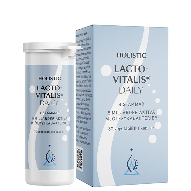 Lactovitalis® Daily Melkesyrebakterier 30 vegetabilske kapsler