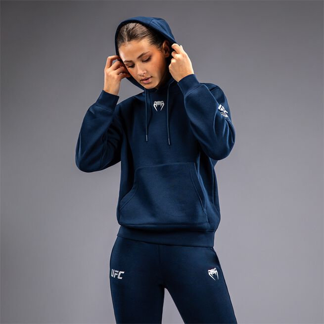 UFC Fusion Fight Week Women's Pullover Hoodie Solid Oceanic Blue