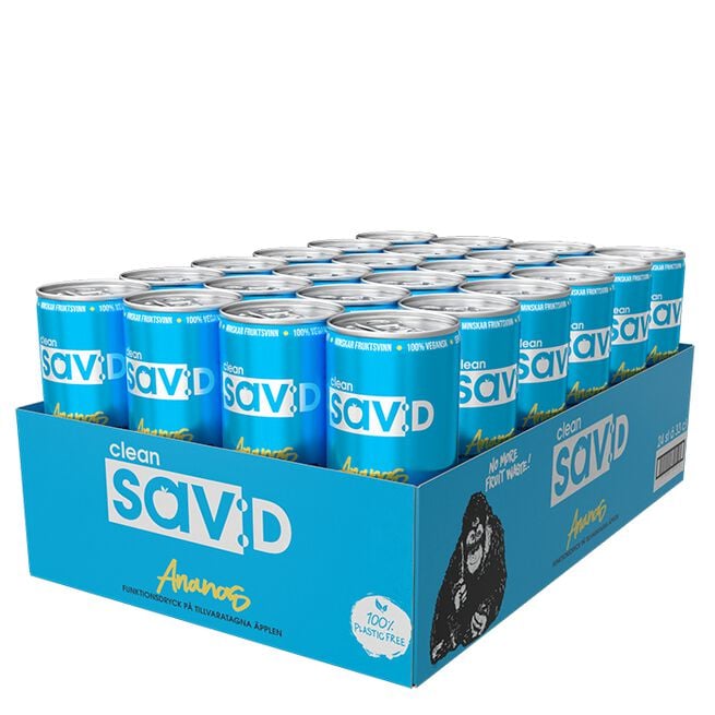 24 x Clean sav:D, 330 ml Ananas