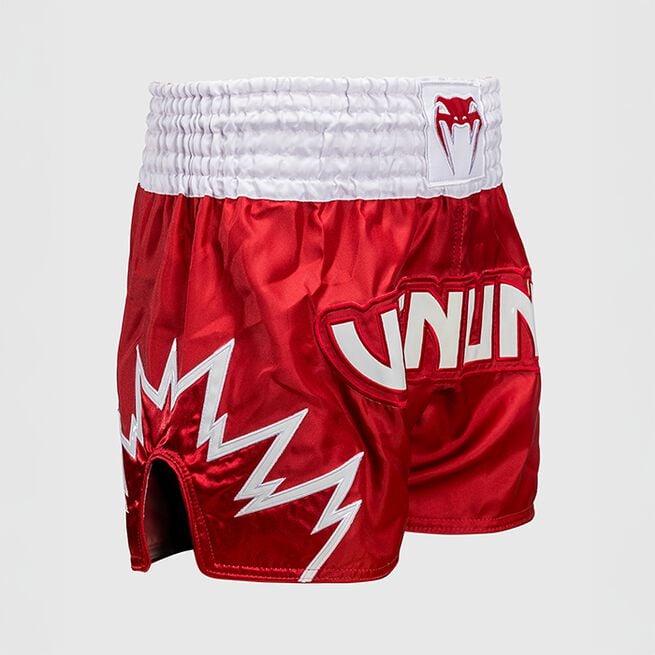 Venum Inferno Muay Thai Shorts Red/White