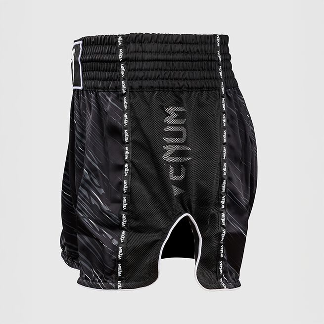 Rapid Muay Thai Shorts Svart Grå Hvit