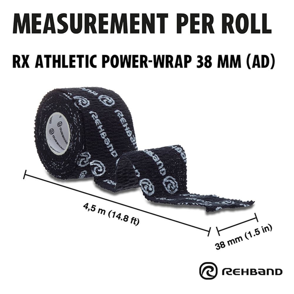 Rehband RX Athletic Power Wrap 38 mm x 4,5 m, bilde 3 av 4