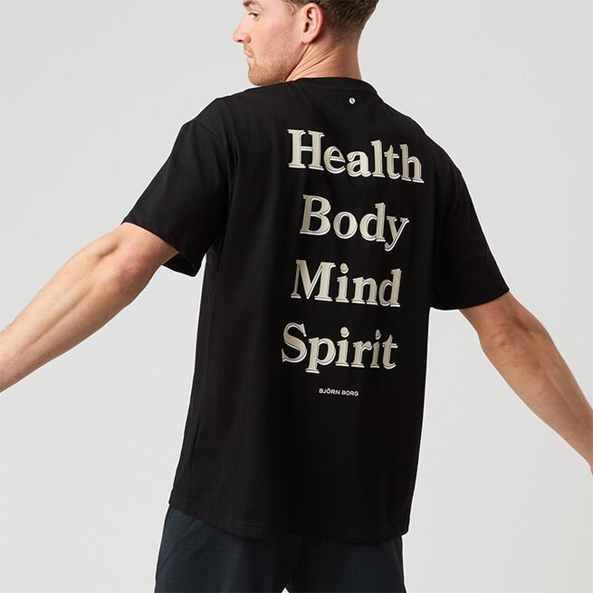 Oversized T-skjorte Svart