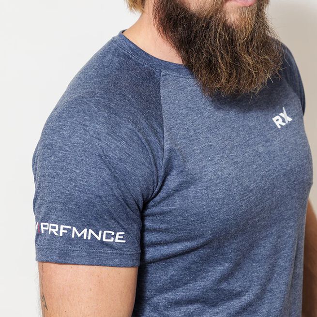 JT T-shirt, Melange Blue