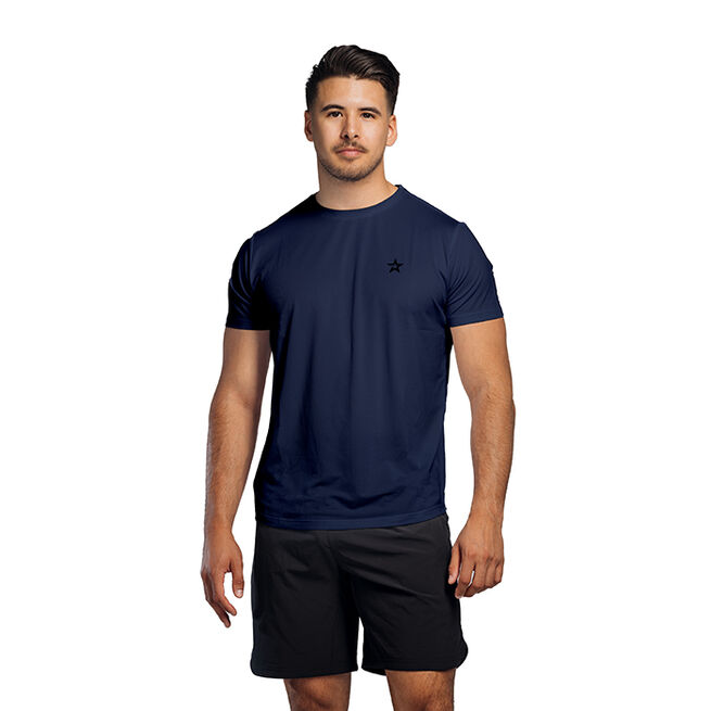 Star mesh t-shirt, Navy